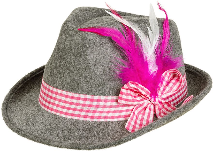 Beiers oktoberfest hoed roze