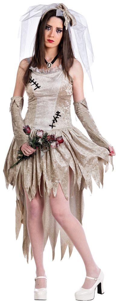Beige horror bruid