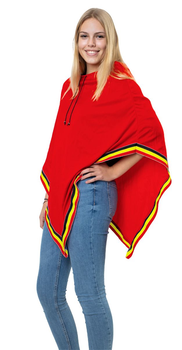 Belgie voetbal supporter poncho