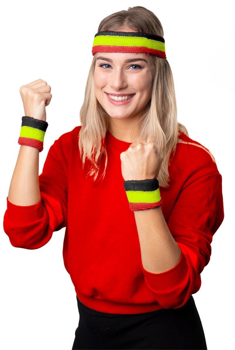 Belgie voetbal supporter zweetbandjes