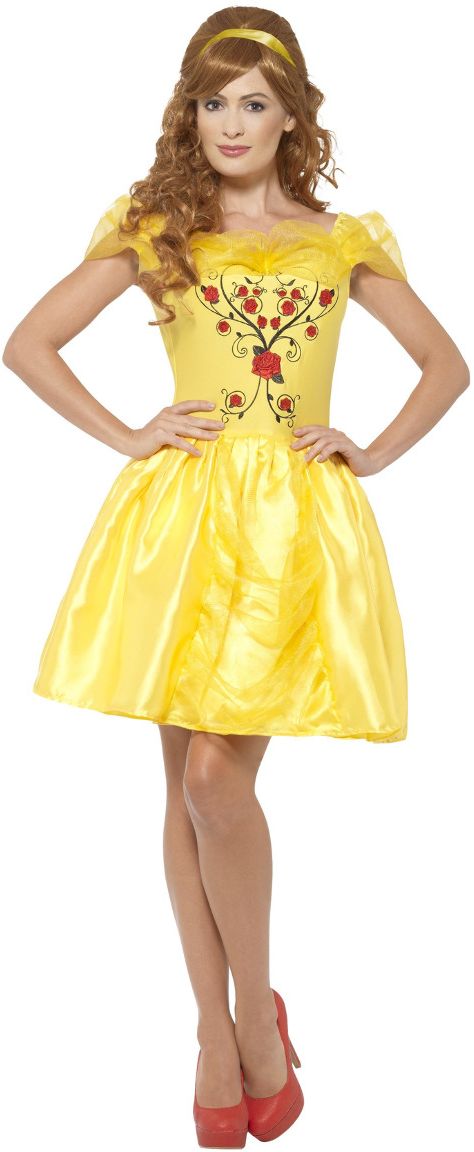 Belle gele dames jurk