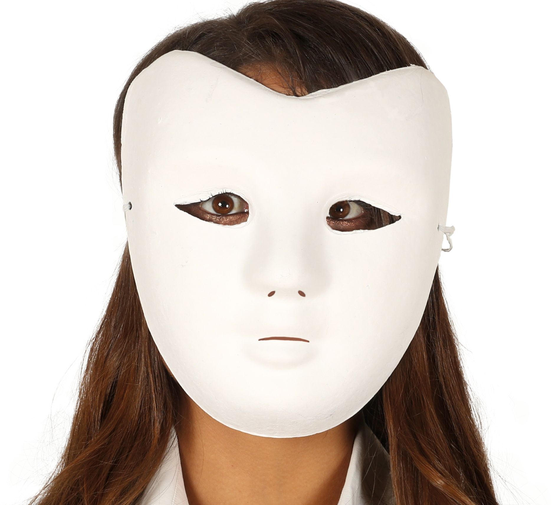 Beschilderbaar masker wit