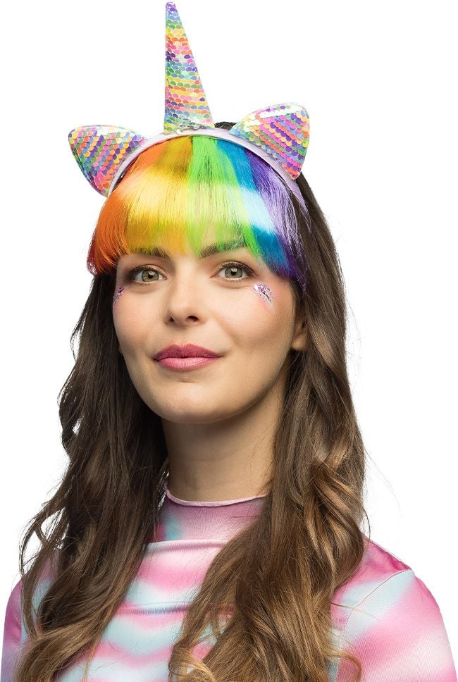 Betoverende Eenhoorn Tiara met Pony Regenboog