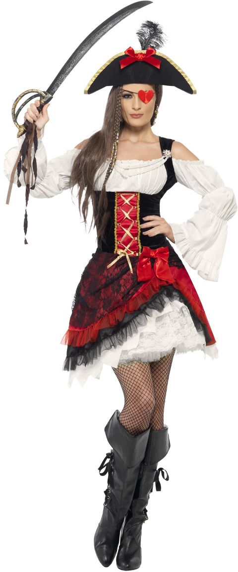 Betoverende piraat kostuum