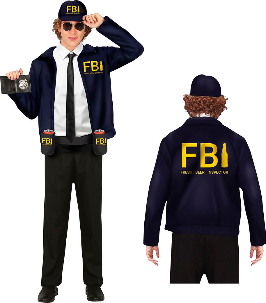 Bier FBI inspector outfit heren