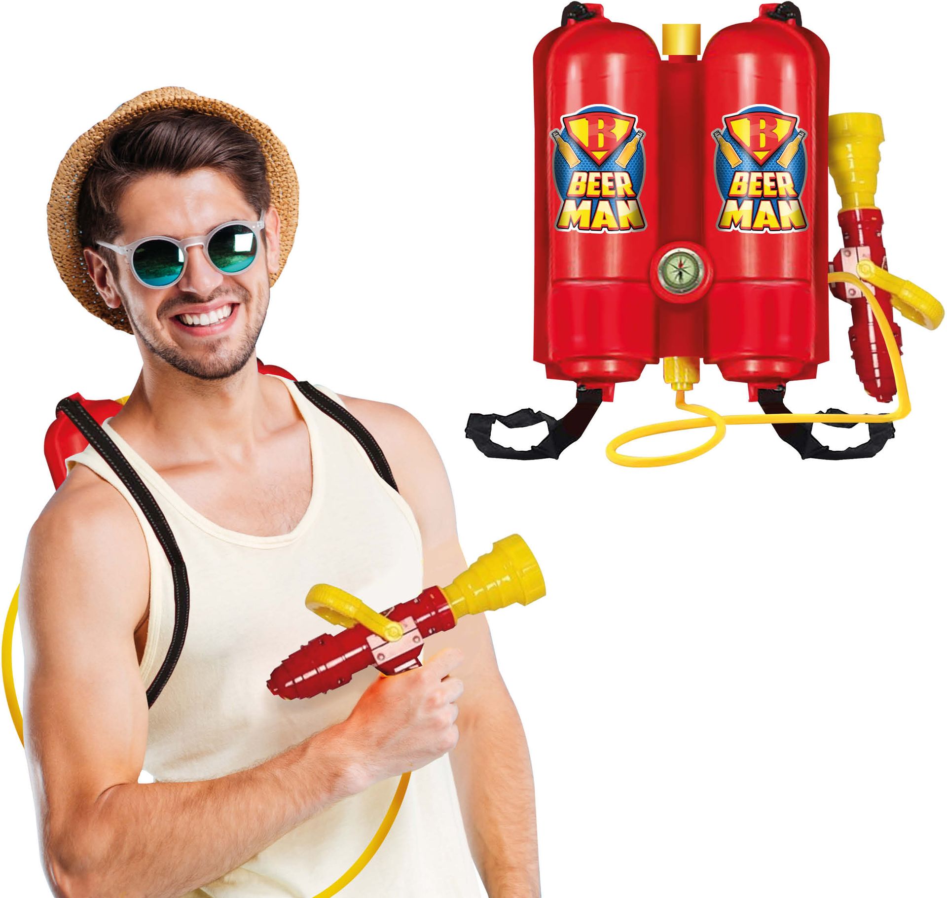 Bierman Partyblusser Rugzak Rood