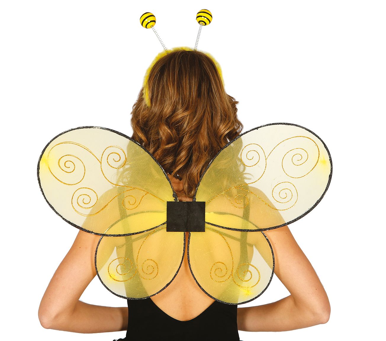 Bijen vleugels dames geel
