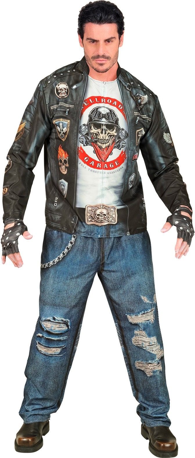 Bikers Outfit Carnaval Heren