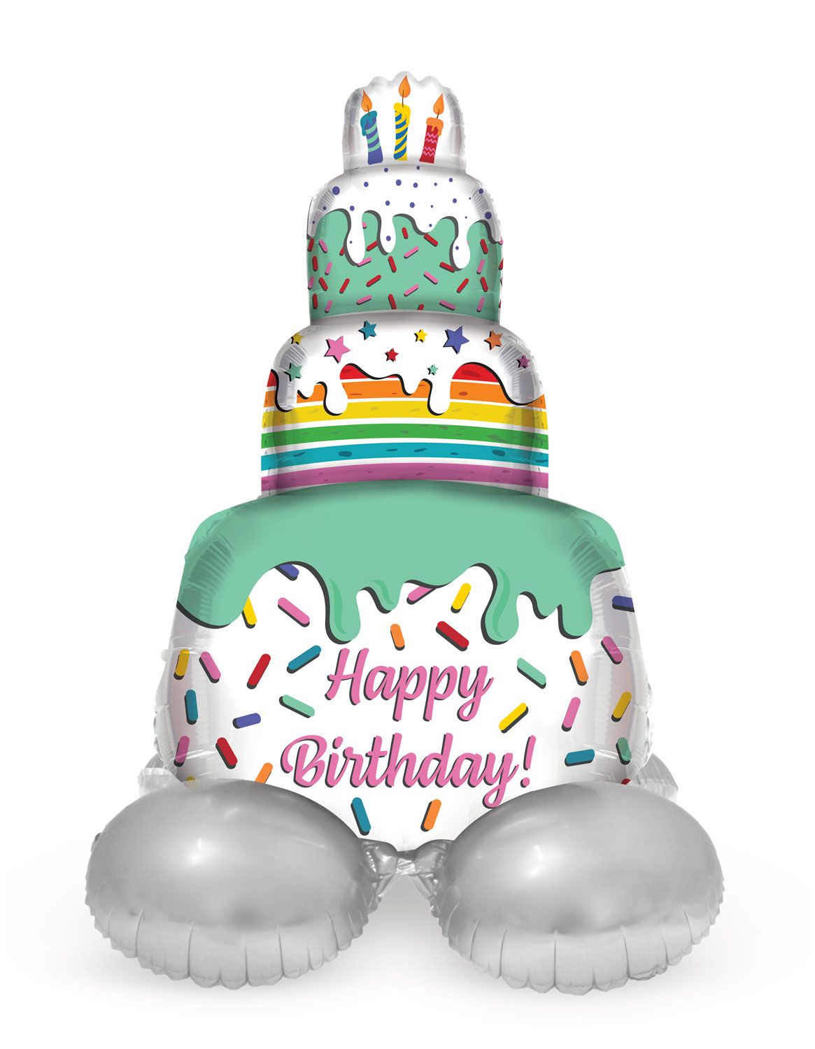 Birthday cake folieballon