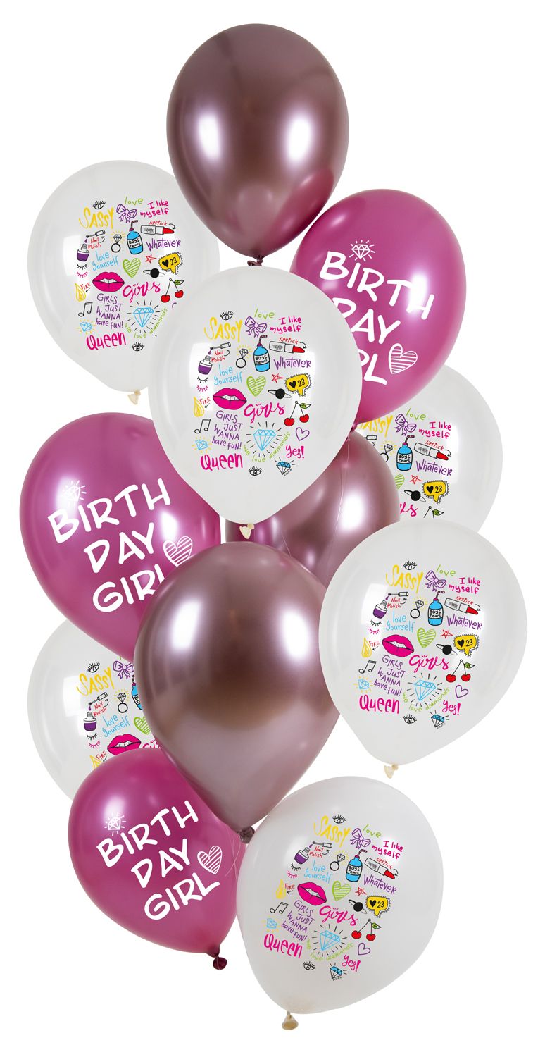 Birthday girl ballonnen