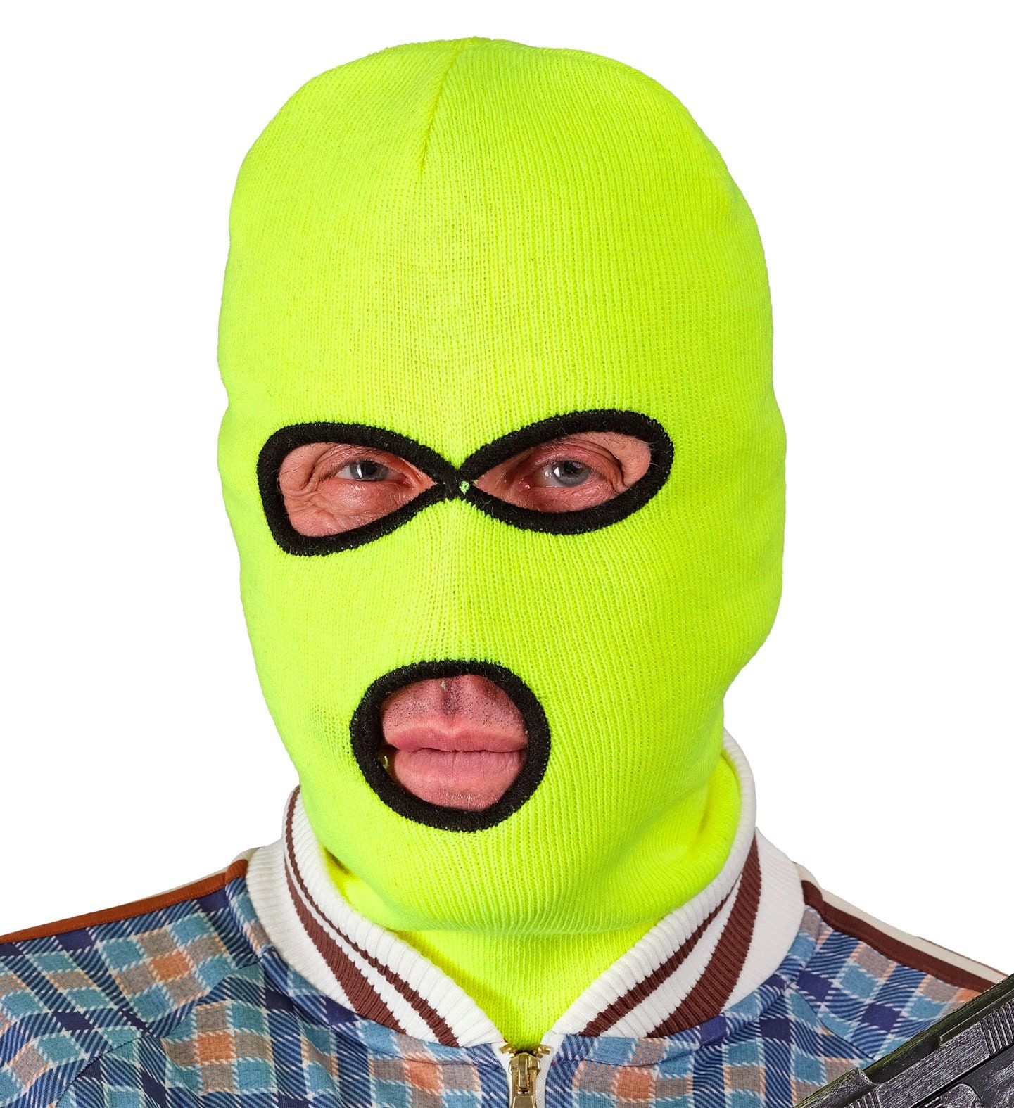 Bivakmuts Neon Geel Dames Heren Feest