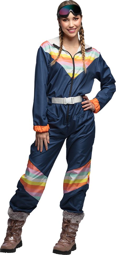 Blauw regenboog skipak dames