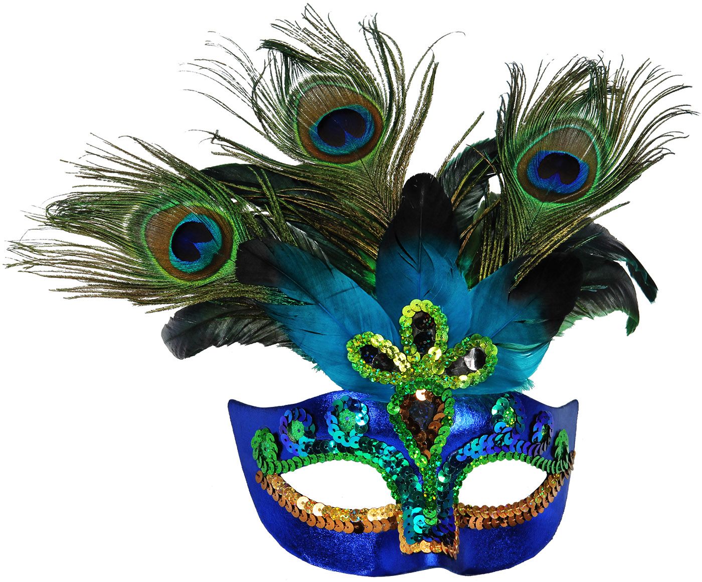 Blauw vrouwen oogmasker vrouwen