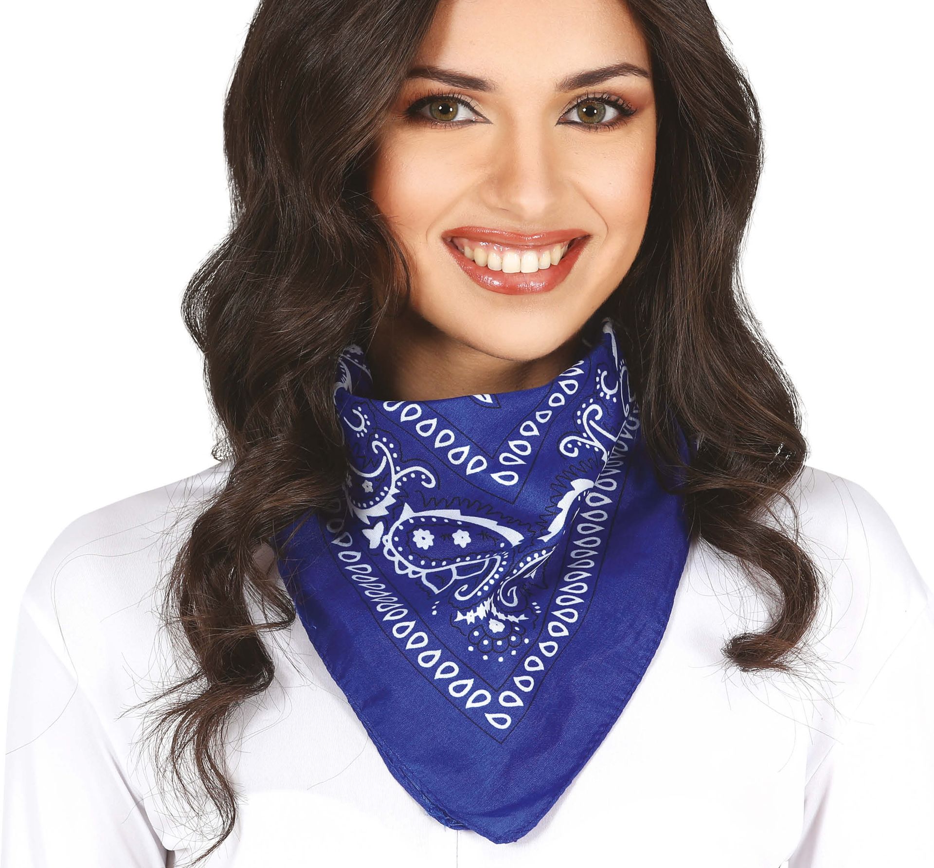 Blauwe Biker Bandana