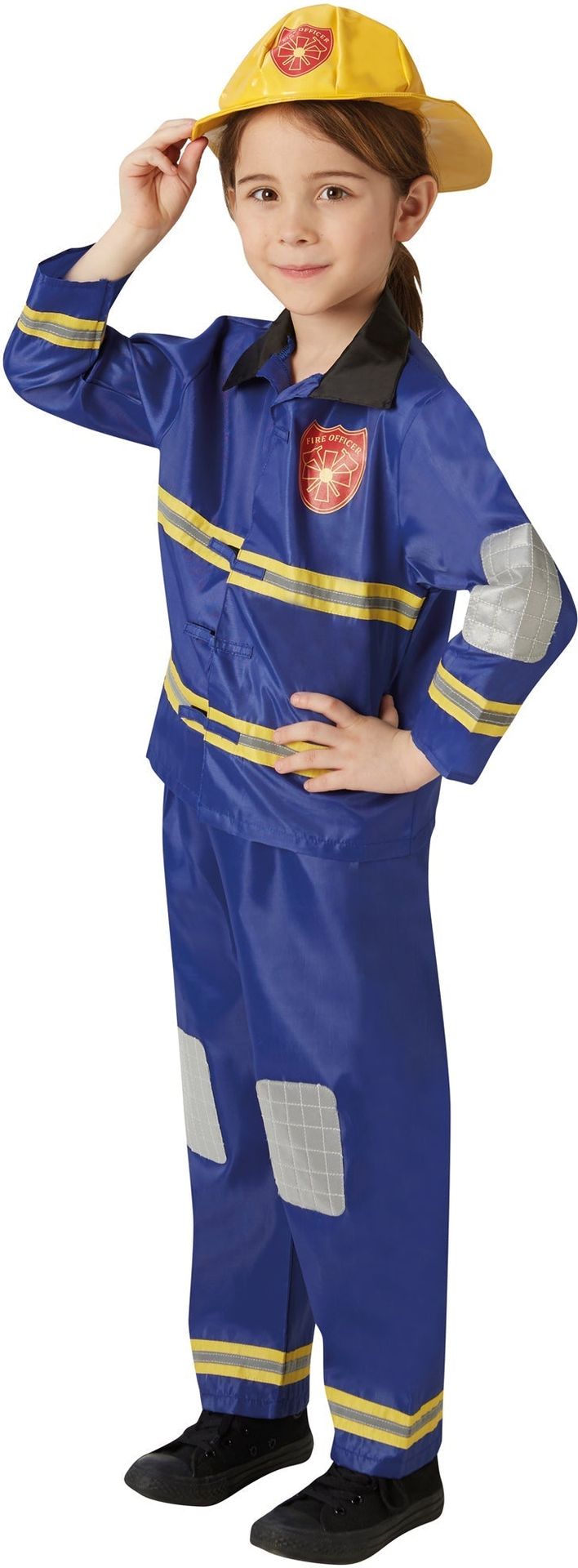 Blauwe Brandweerman Outfit Kinderen