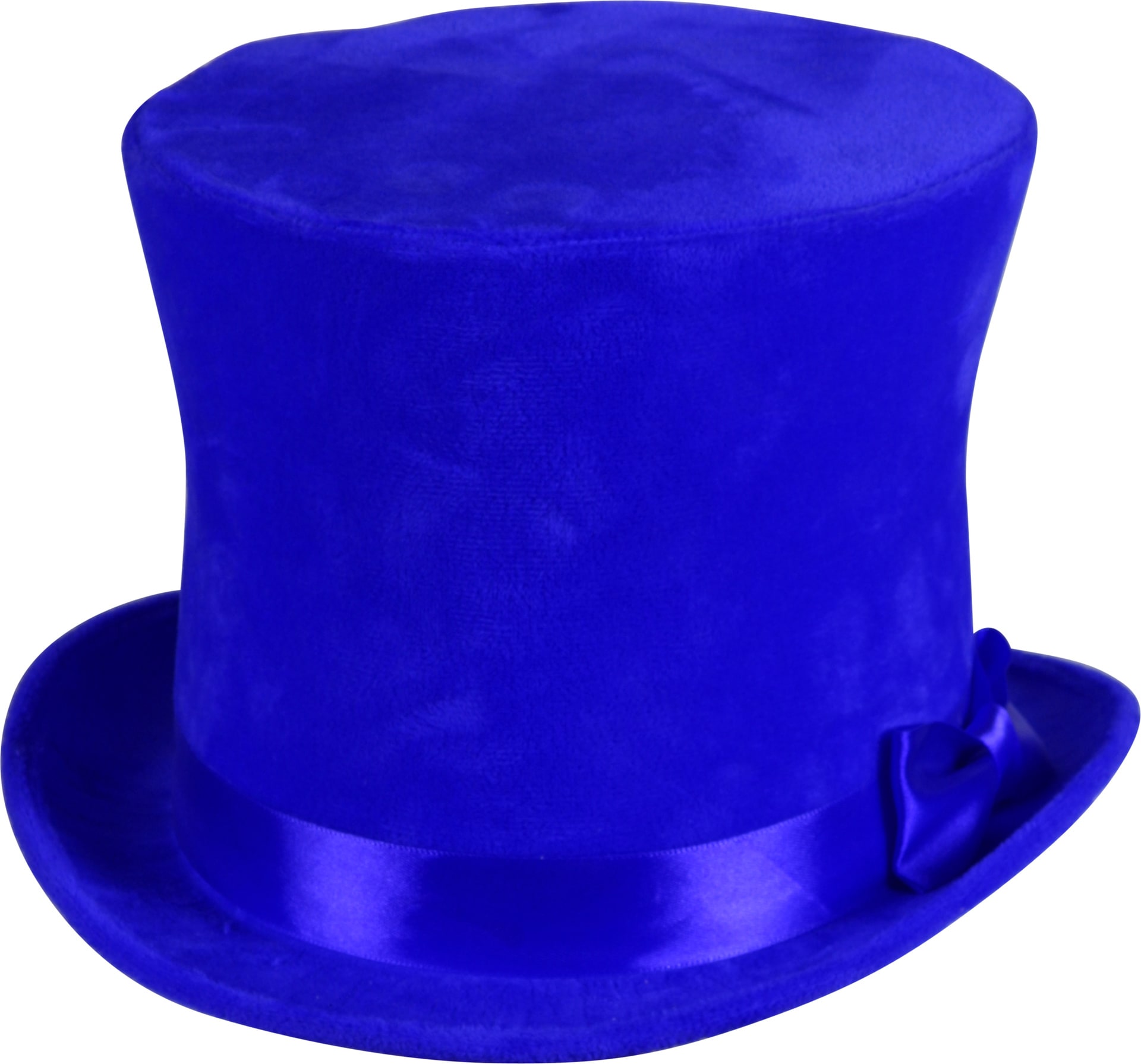 Blauwe Hoge Hoed Steampunk met Strik