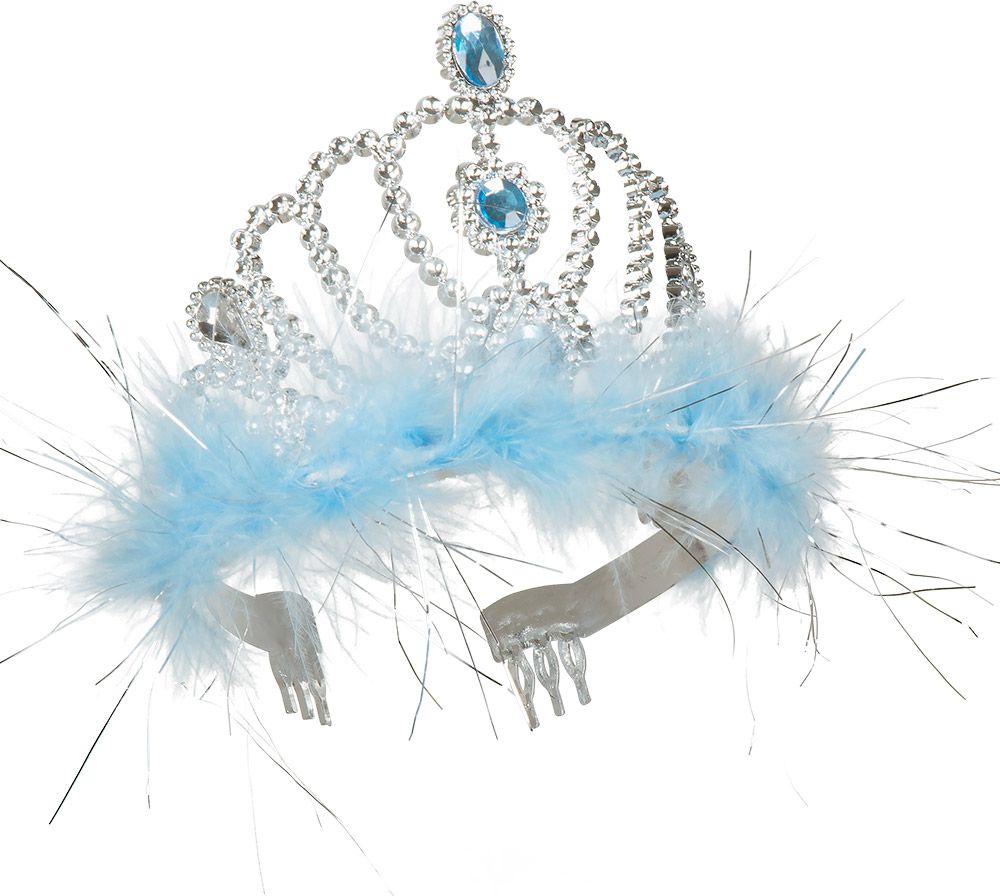 Blauwe juwelen tiara elza