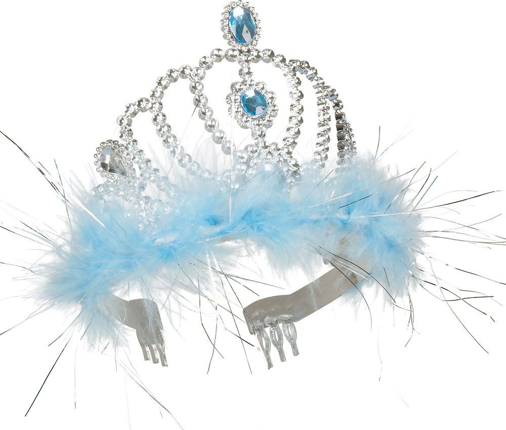 Blauwe juwelen tiara elza