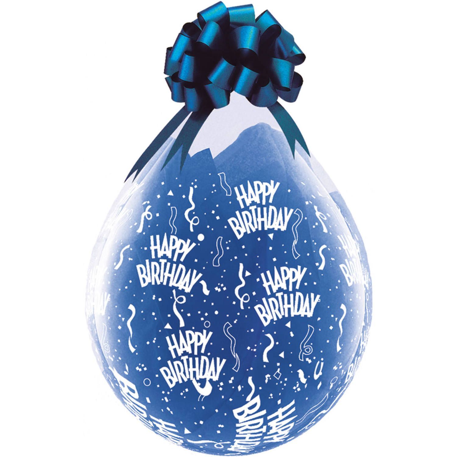 Blauwe verjaardag ballonnen Stuffer 25 stuks