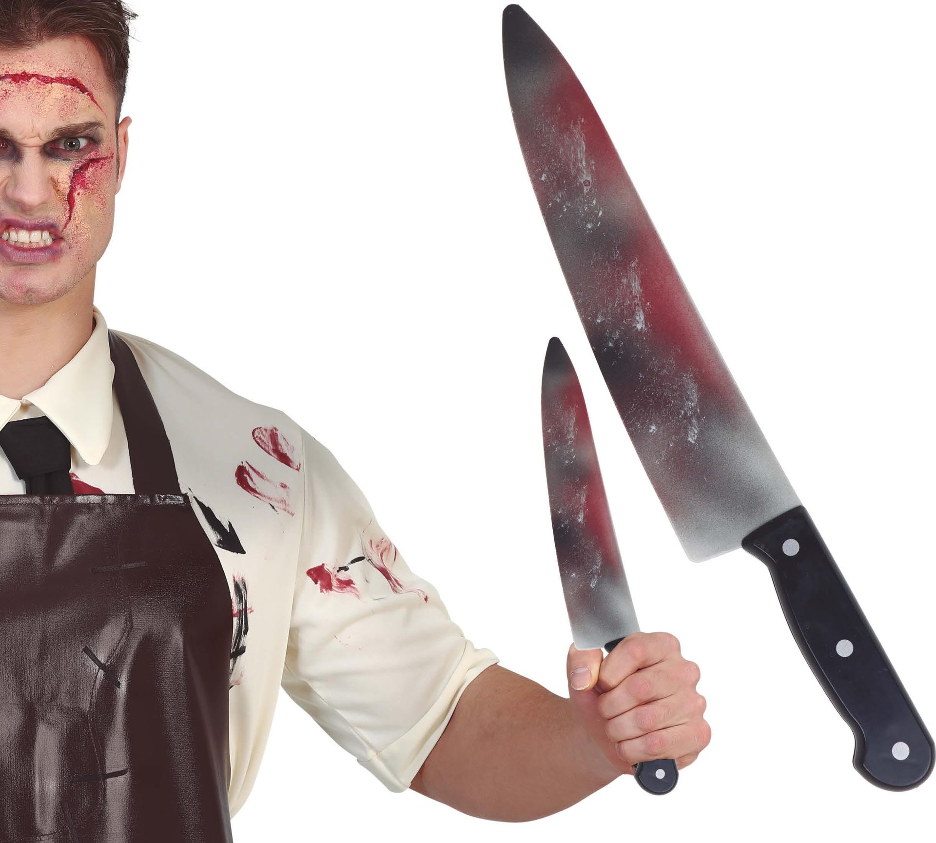 Bloederig mes 39 cm halloween