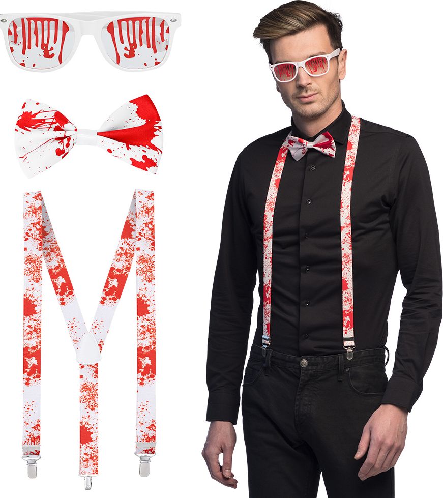 Bloederige accesoireset classy halloween