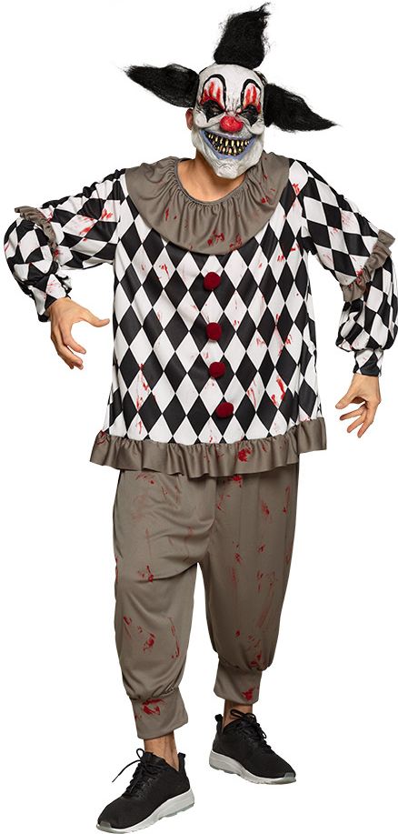 Bloederige clown outfit jester