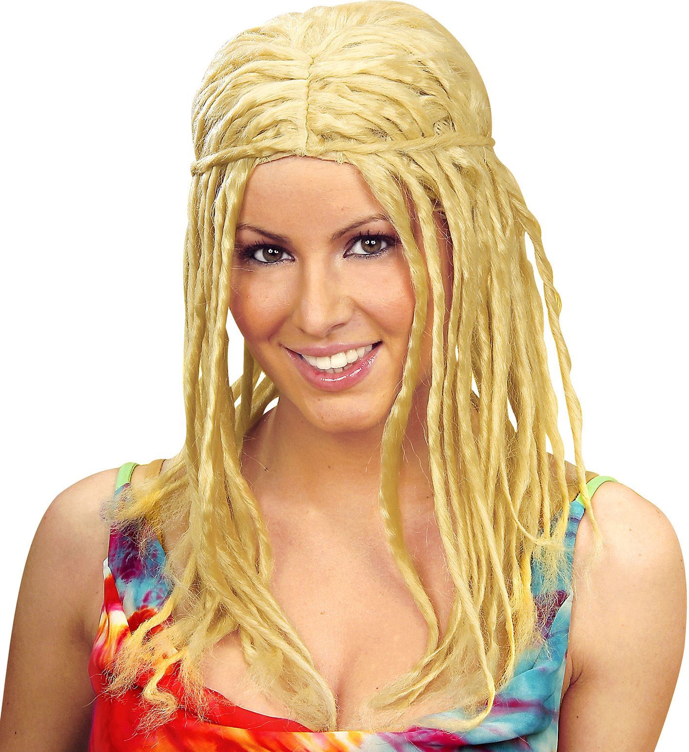 Blonde dreadlock pruik