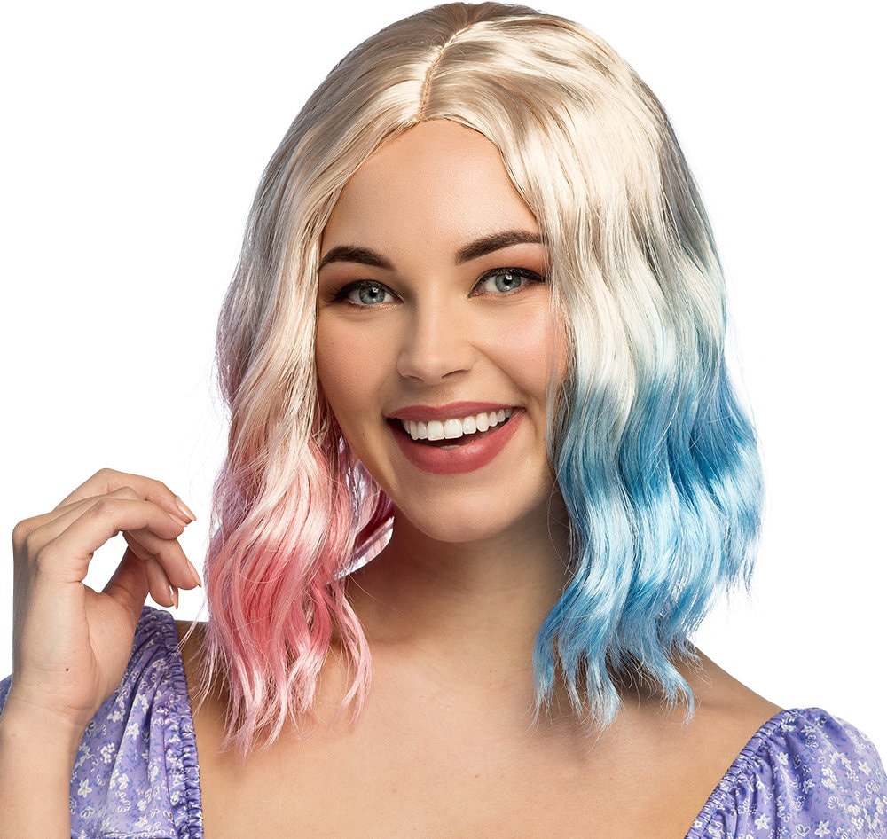 Blonde Harley Quinn Pruik Dames