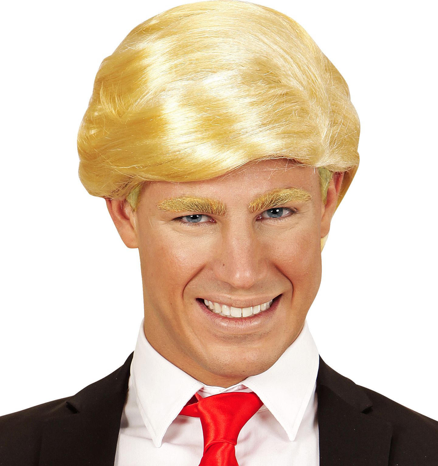 Blonde president pruik