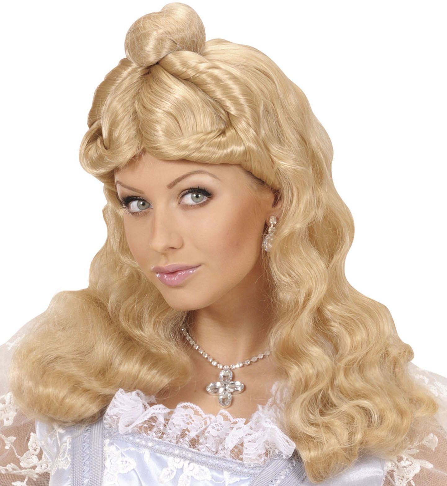 Blonde prinsessen pruik