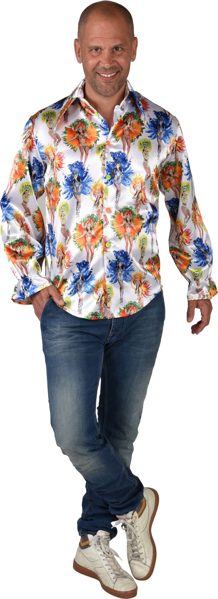 Blouse Braziliaans carnaval heren