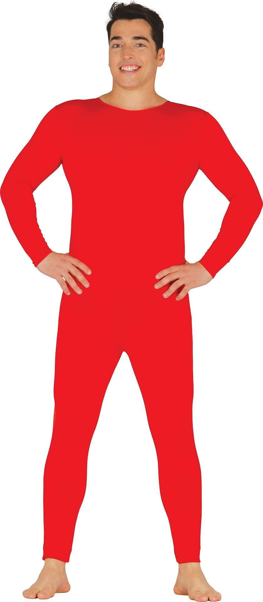 Bodysuit rood heren