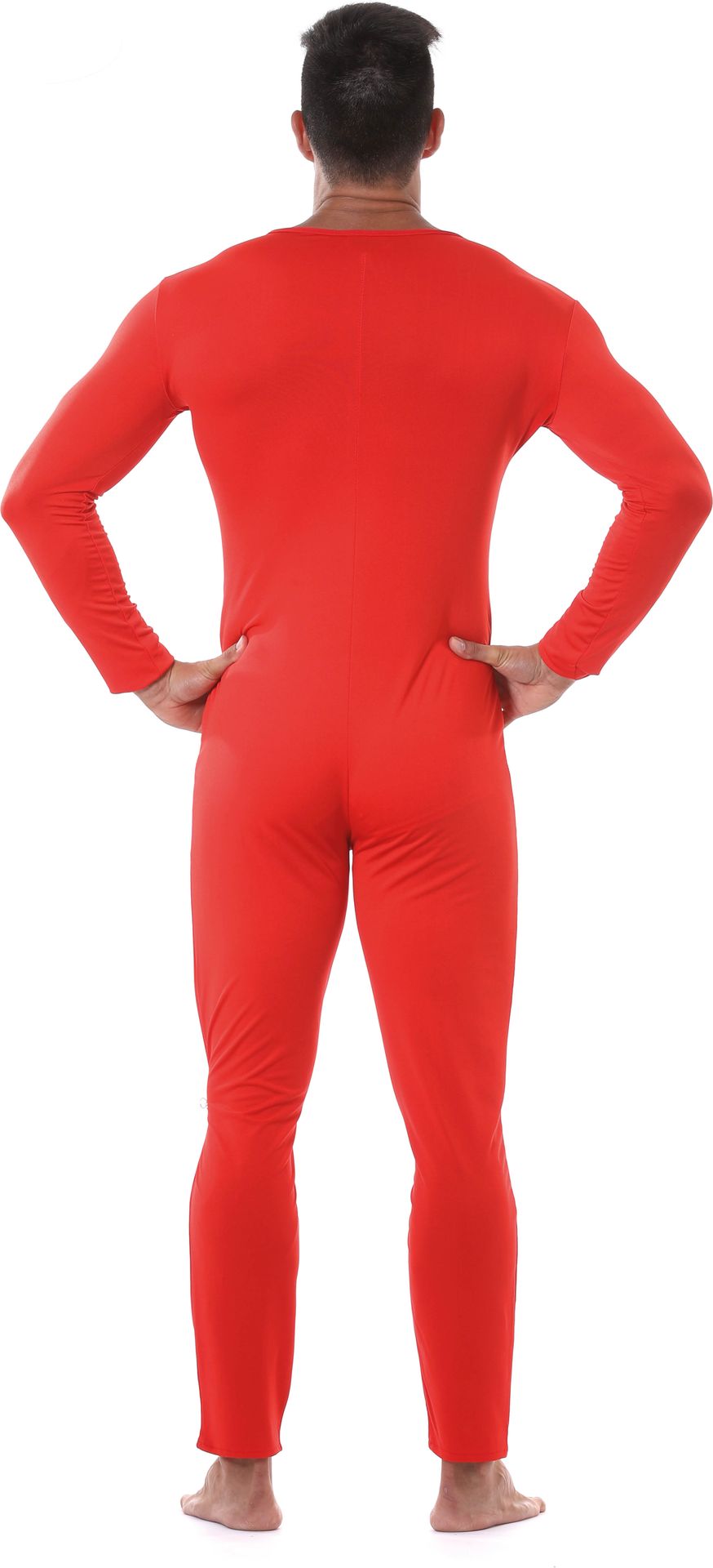 Rode bodysuit heren one size | Feestkleding.nl