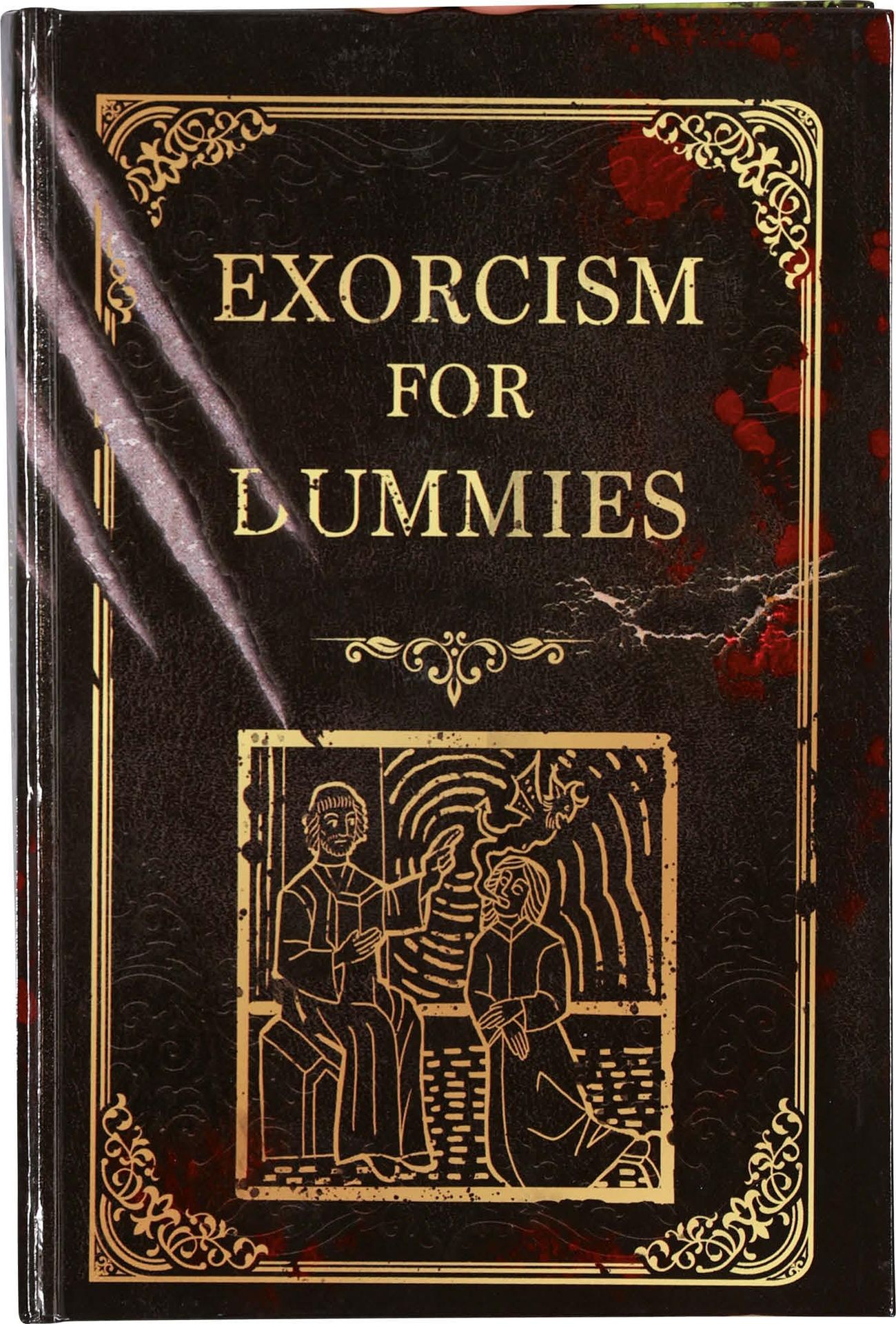 Boek ' Exorcism for dummies' 22 x 15 cm halloween