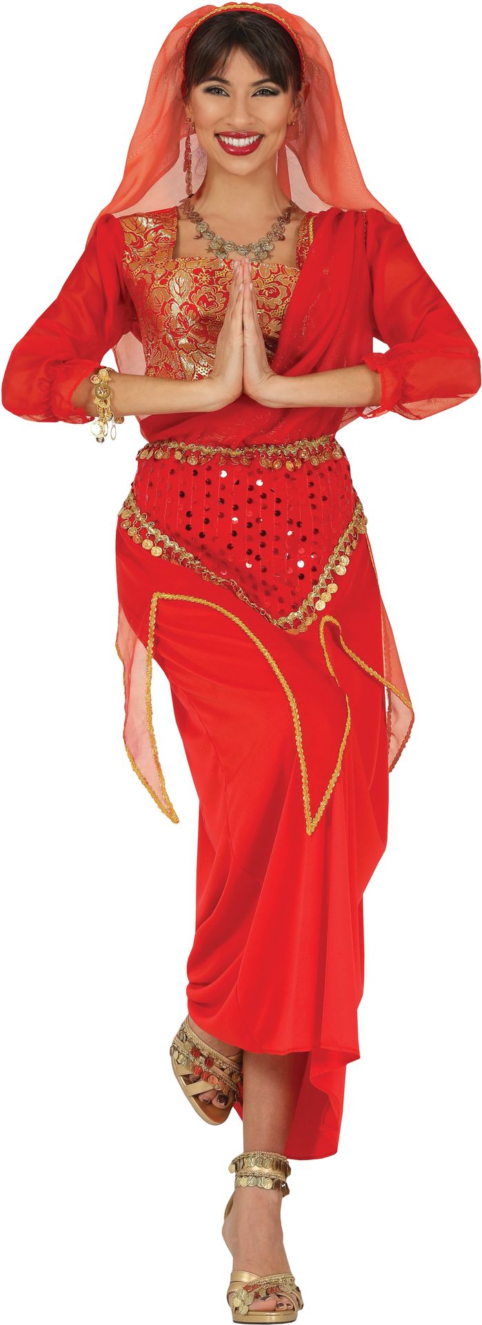 Bollywood jurk rood