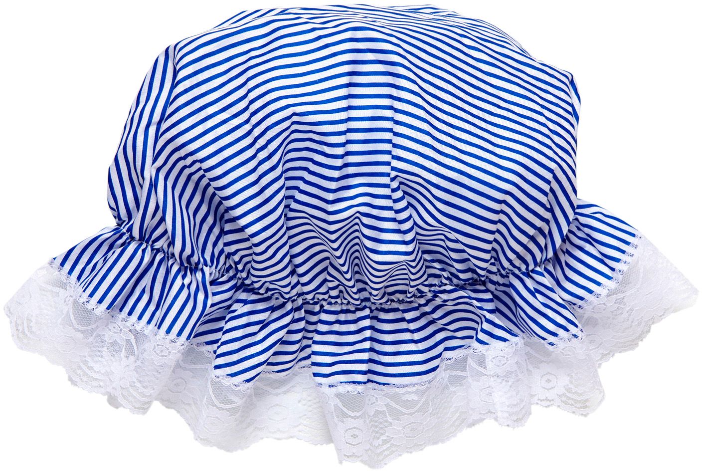 Bonnet blauw wit