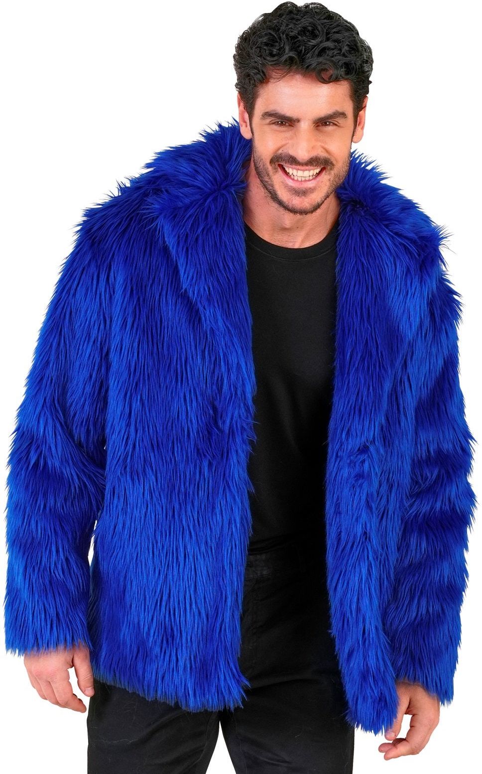 Bontjas Carnaval Festival Blauw Heren