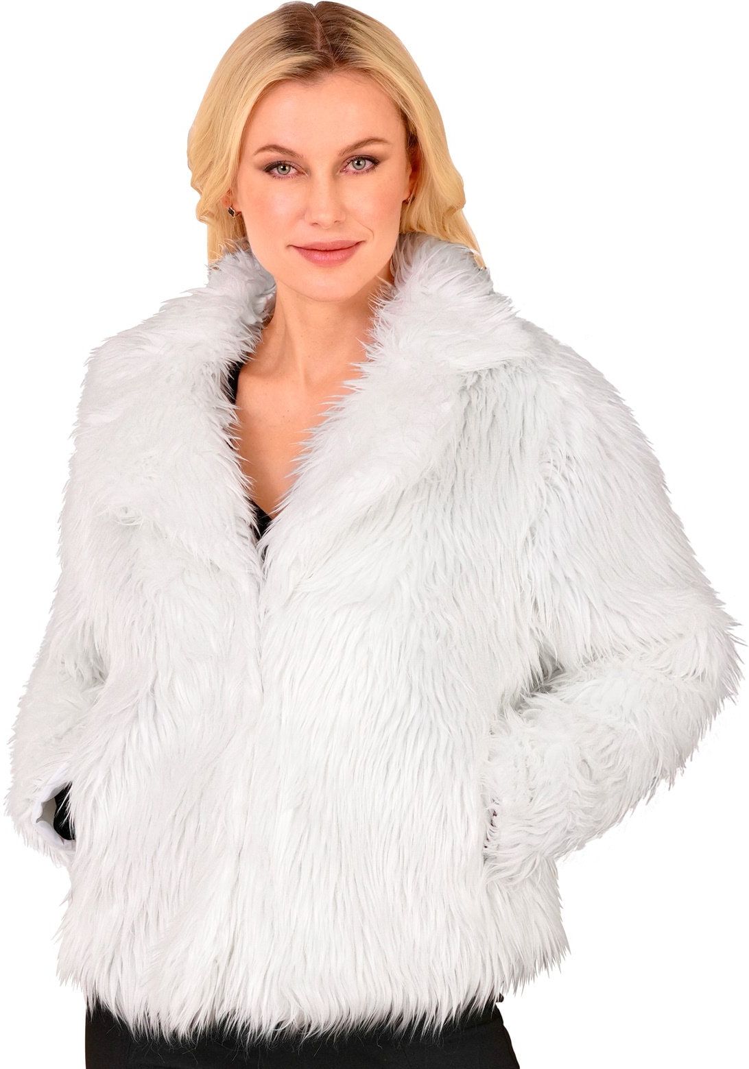 Bontjas Carnaval Festival Wit Dames