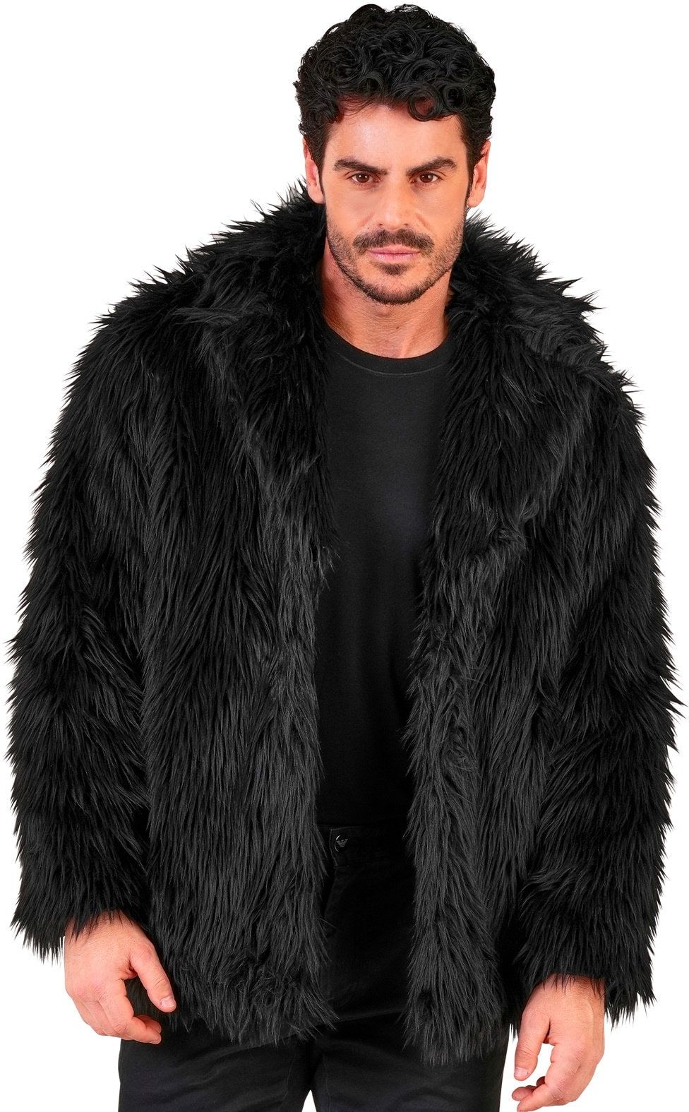 Bontjas Carnaval Festival Zwart Heren