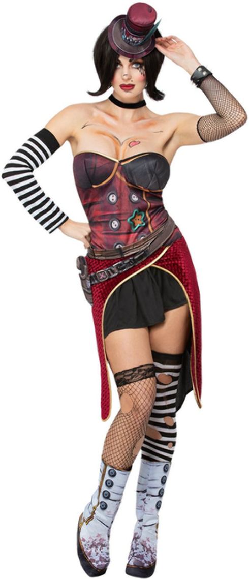 Borderlands Moxxi Kostuum Dames Rood
