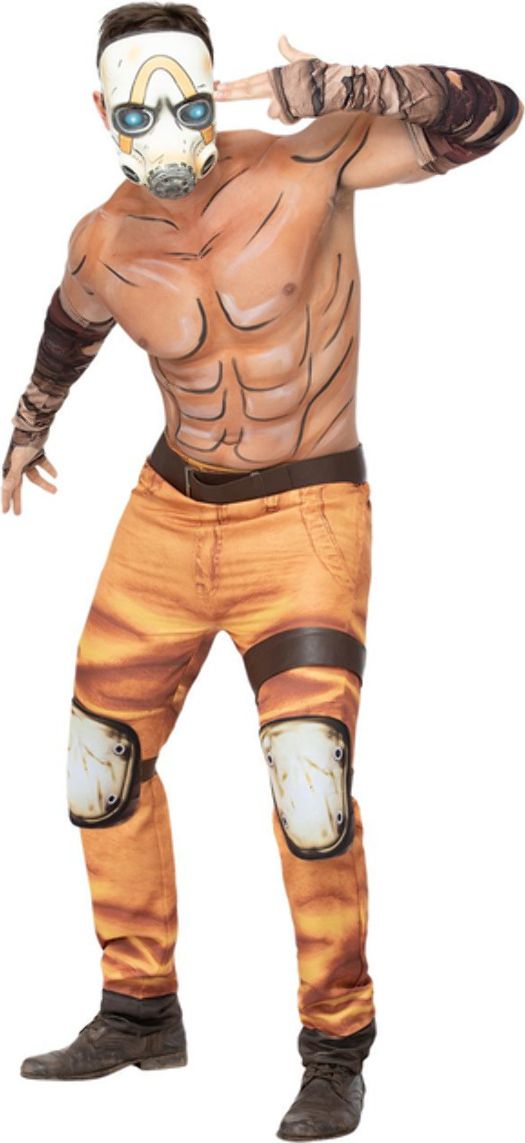 Borderlands Psycho Kostuum Bruin Heren