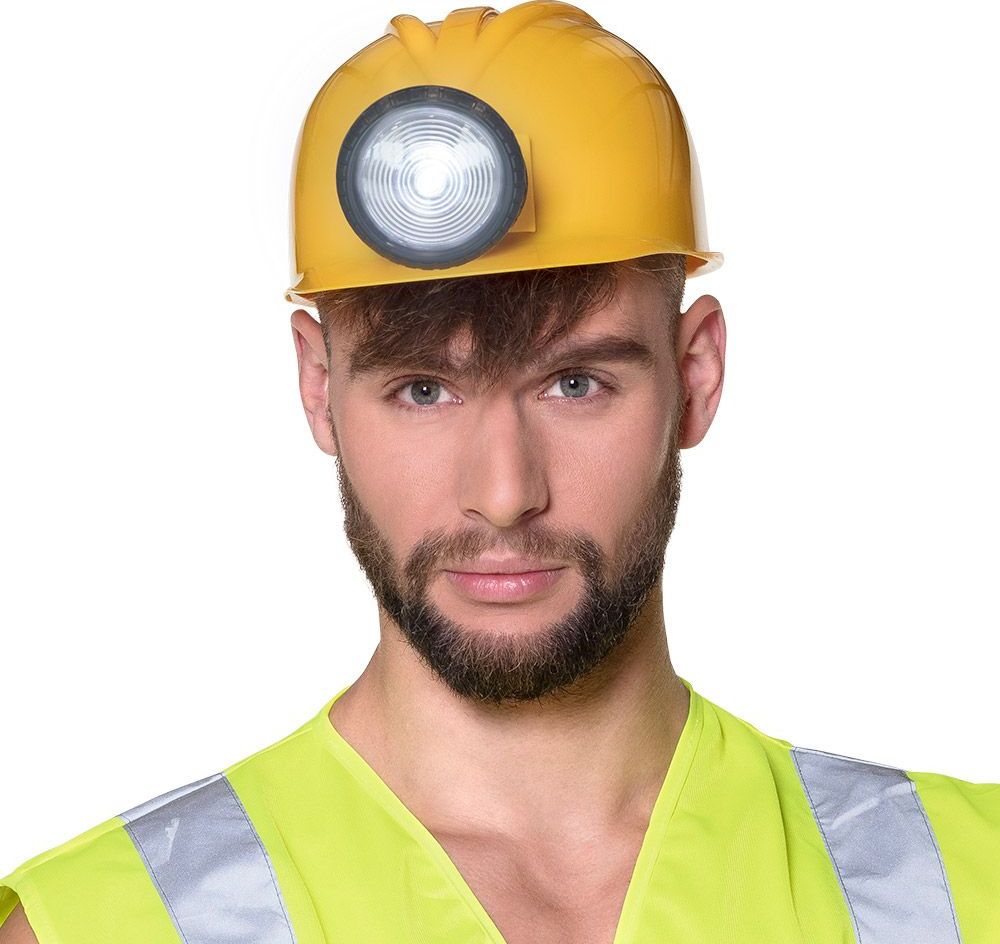 Bouwvakkerhelm met Verlichting