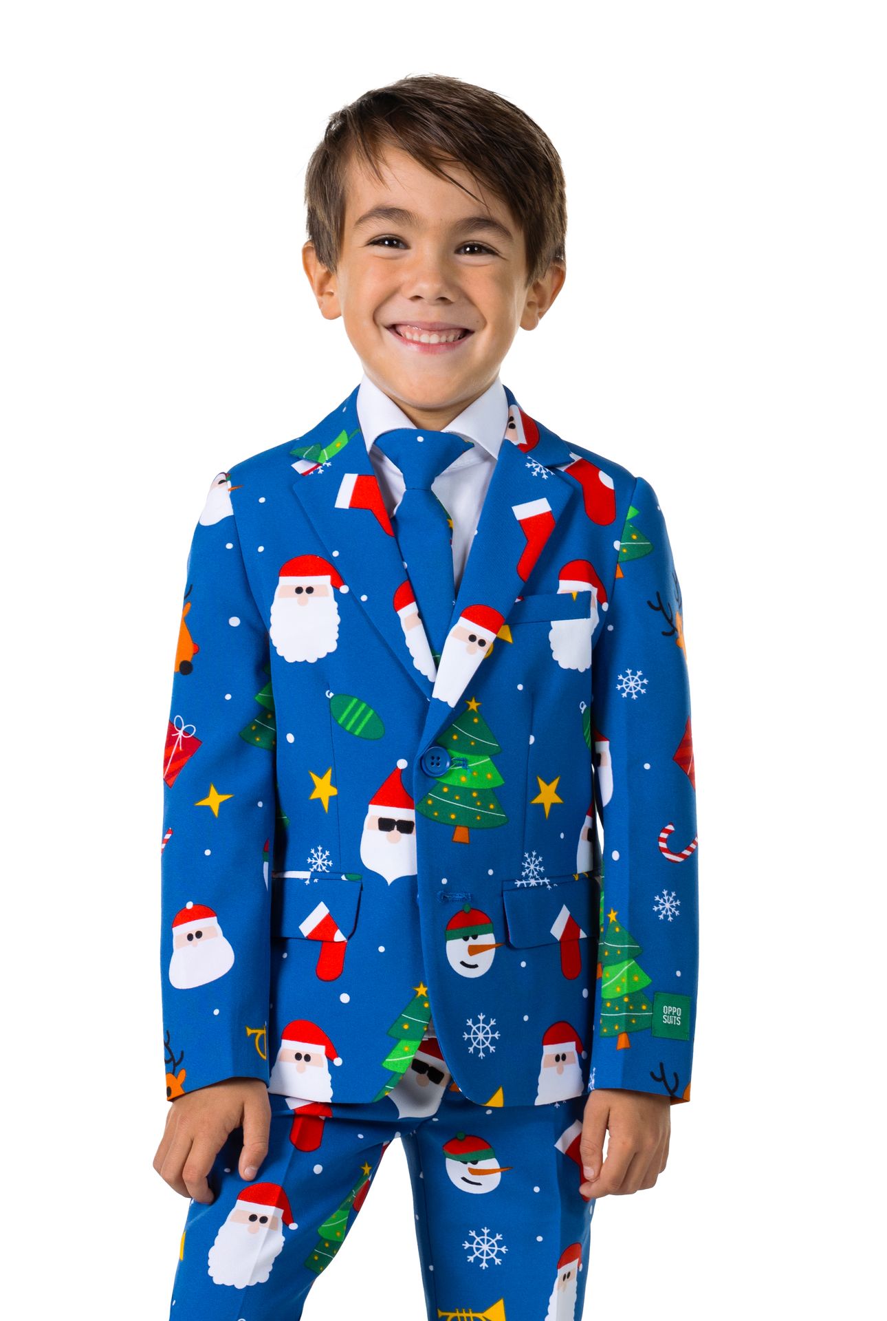 BOYS Festivity Blue suit Jongens Opposuits