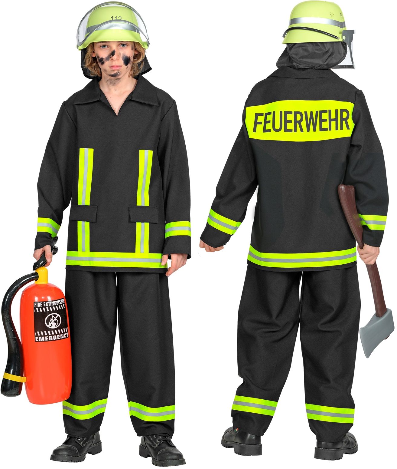 Brandweer kostuum kinderen