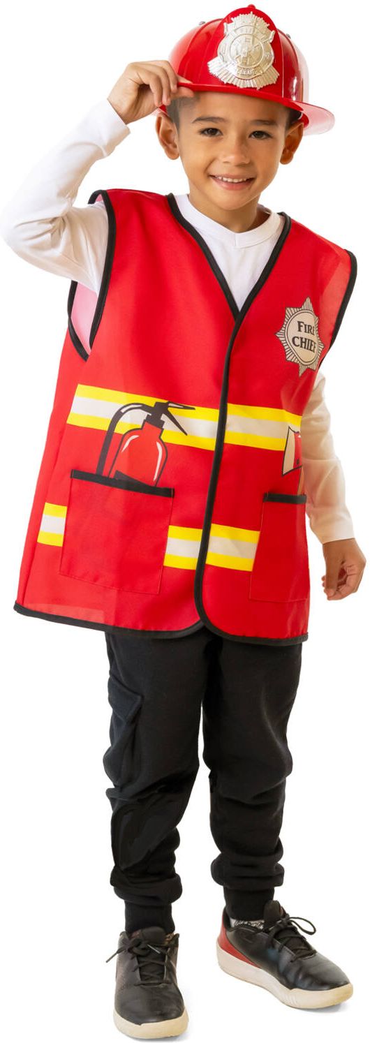 Brandweervest met Helm Kind