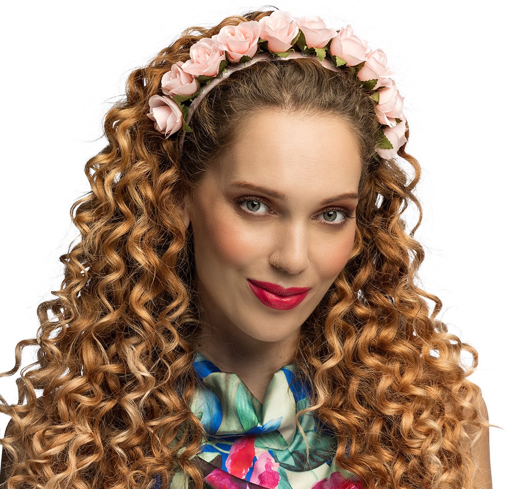 Bride to Be Bloemen Tiara Roze