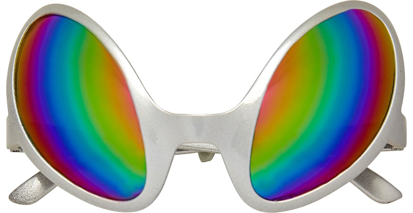 Bril holografische alien glazen