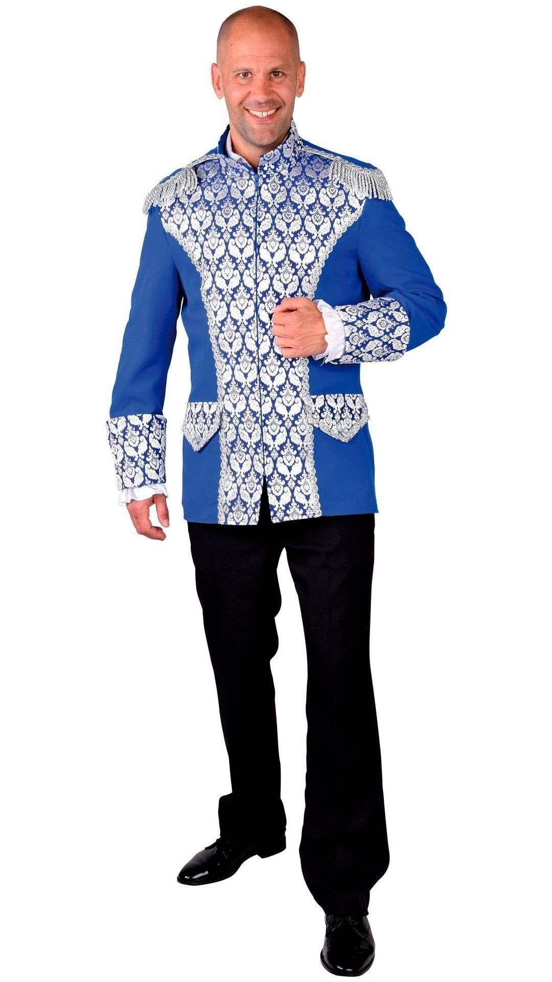 Brocaat Mantel Blauw Mannen