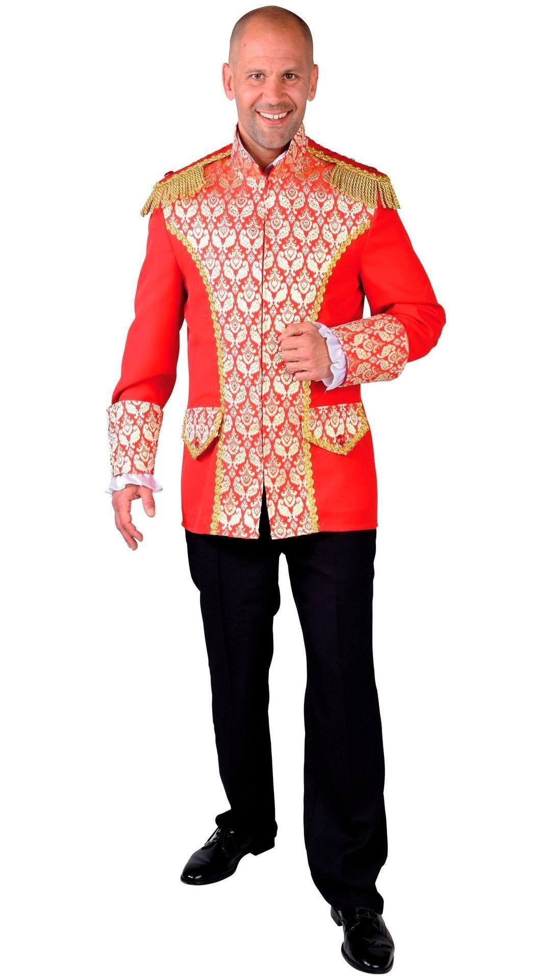 Brocaat mantel rood mannen