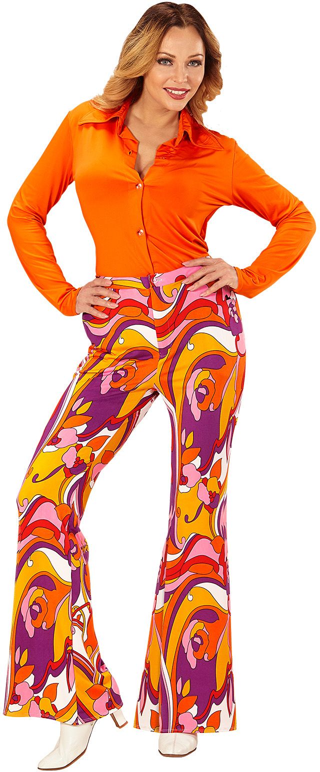 Flared Broek - Dames - Roze - Feestcenter.nl